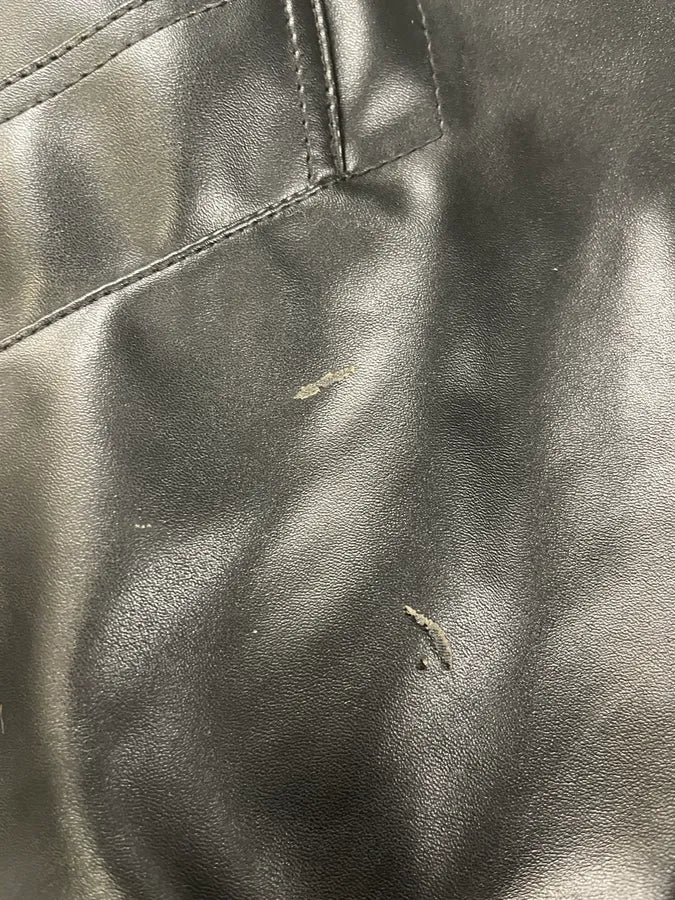 AW2023 Maison Margiela Black Leather Bomber Jacket - Image 12