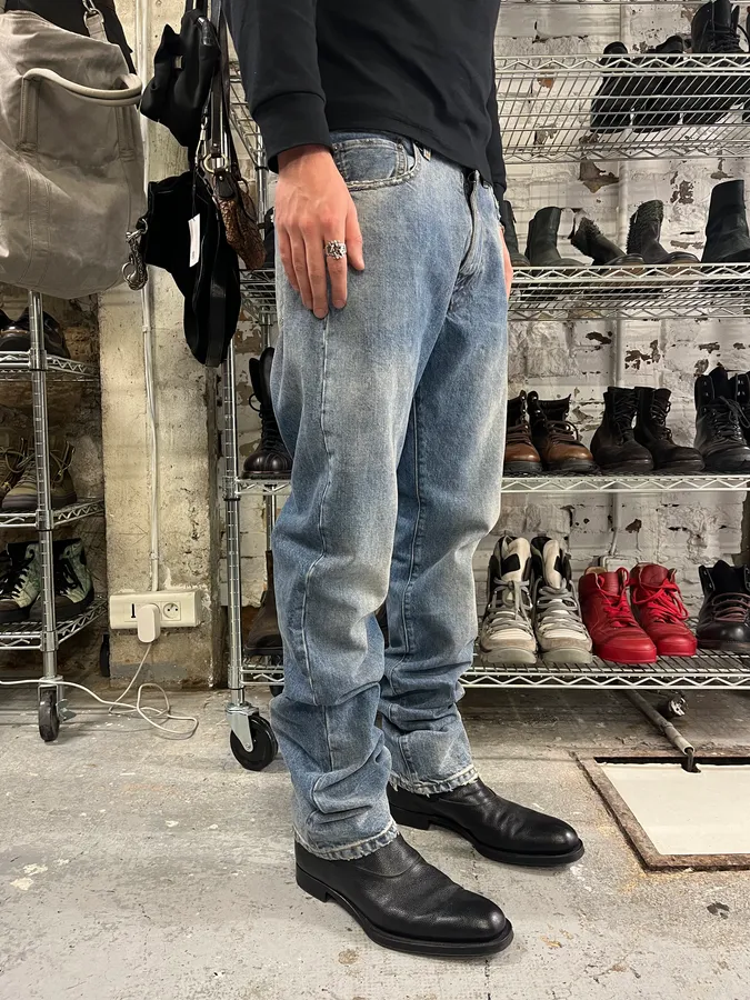 AW2023 Maison Margiela Blue Signature Denim Jeans - Image 4