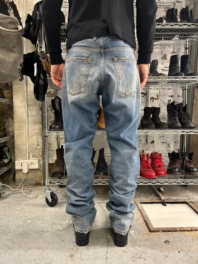 AW2023 Maison Margiela Blue Signature Denim Jeans - Image 5