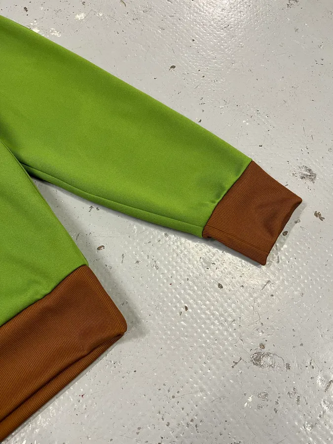 AW2024 Marni Green & Brown Zip-up Sweater - Image 6