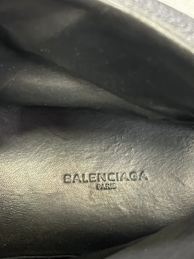 Balenciaga Arena Black Leather High Sneakers - Image 10