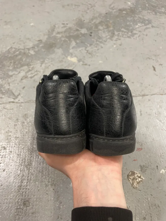 Balenciaga Arena Black Low Leather - Image 7