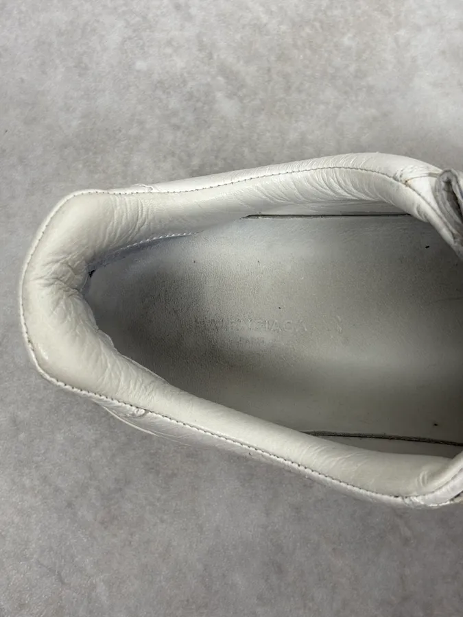 Balenciaga Arena White Leather Sneakers - Image 10