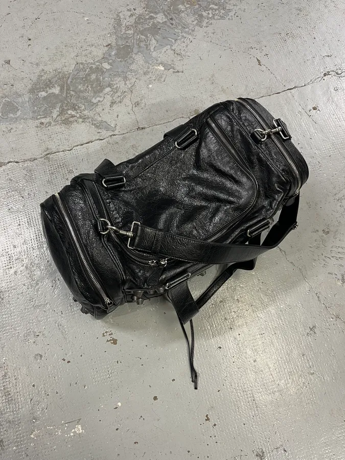 Balenciaga Black Big City Patent Leather Bag - Image 8