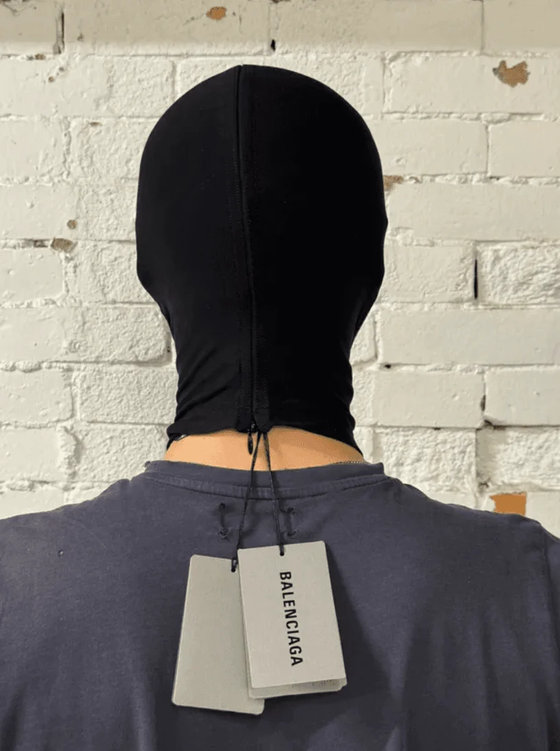 Balenciaga Black HEAD MASK - Image 4