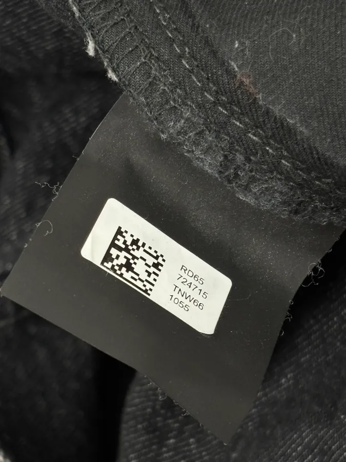 Balenciaga Grey Denim Straight Leg Jeans - Image 12