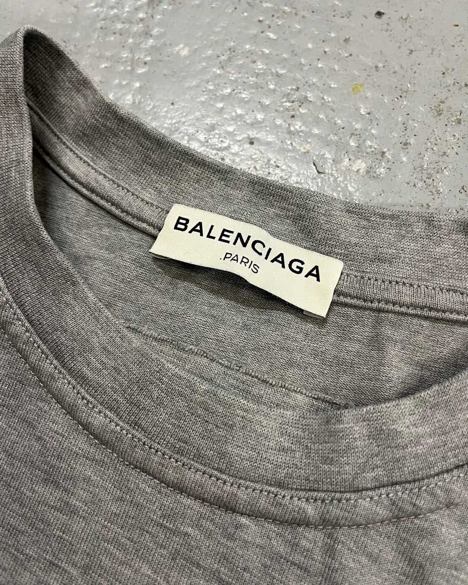 Balenciaga Grey Wolf Graphic T-Shirt - Image 10