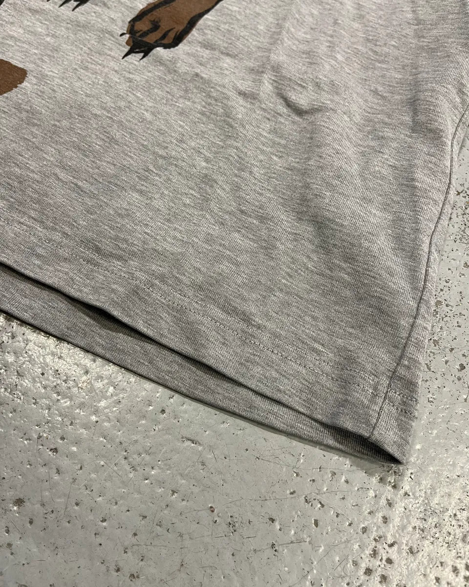 Balenciaga Grey Wolf Graphic T-Shirt - Image 8