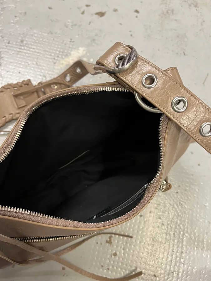 Balenciaga Le Cagole Beige Light Brown Small Shoulder Bag - Image 13