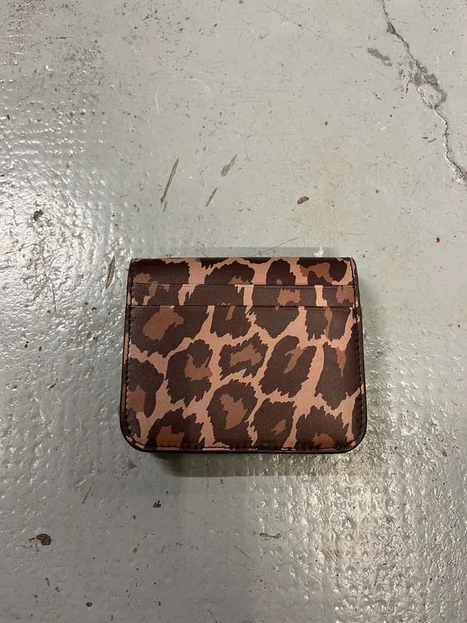 Balenciaga Leopard Print Leather Wallet - Image 3