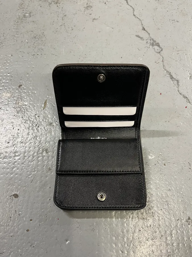 Balenciaga Leopard Print Leather Wallet - Image 4
