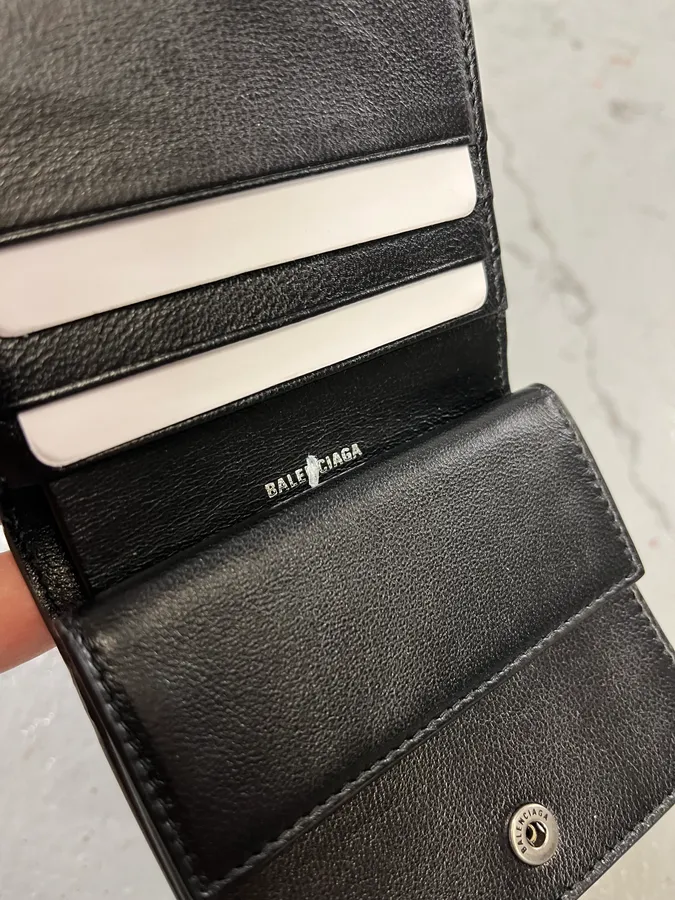 Balenciaga Leopard Print Leather Wallet - Image 5