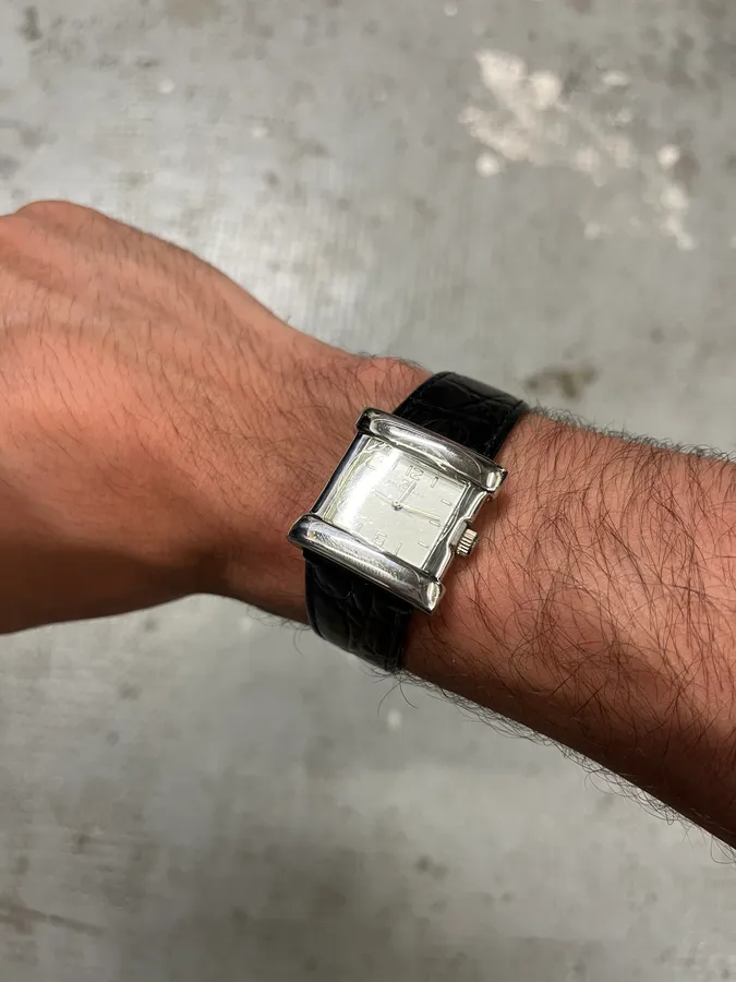 Balenciaga Paris Black Leather Premium Watch - Image 3