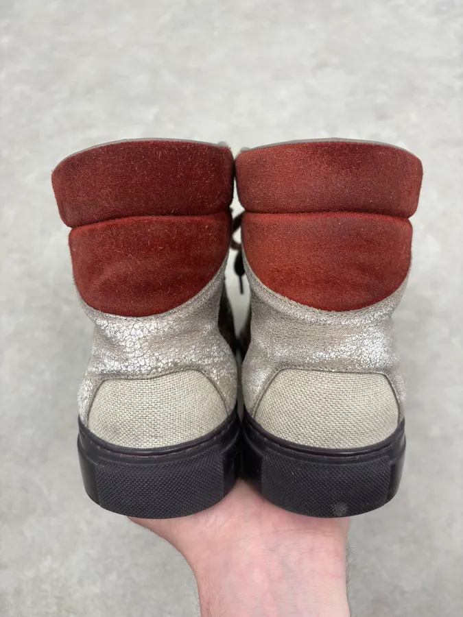 Balenciaga Python Leather High Hybrid Sneakers - Image 7