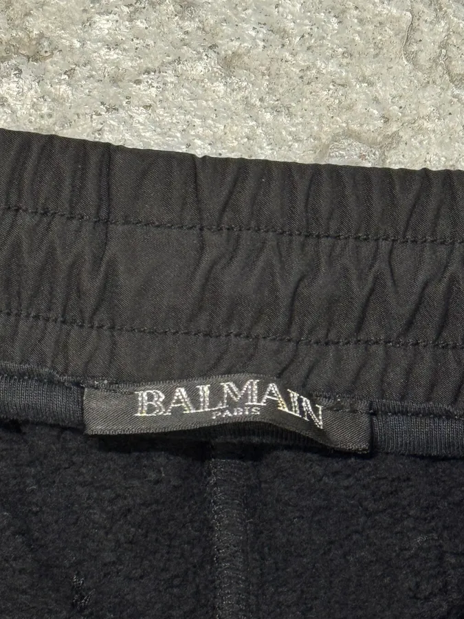 Balmain Black Avant-Garde Relaxed Joggers - Image 6