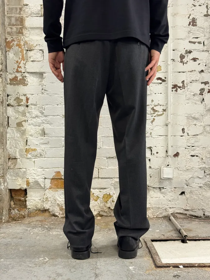 Balmain Grey Wool Classy Tailored Pants - Image 3