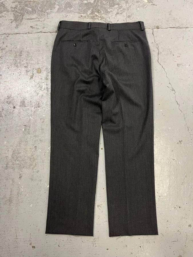 Balmain Grey Wool Classy Tailored Pants - Image 8
