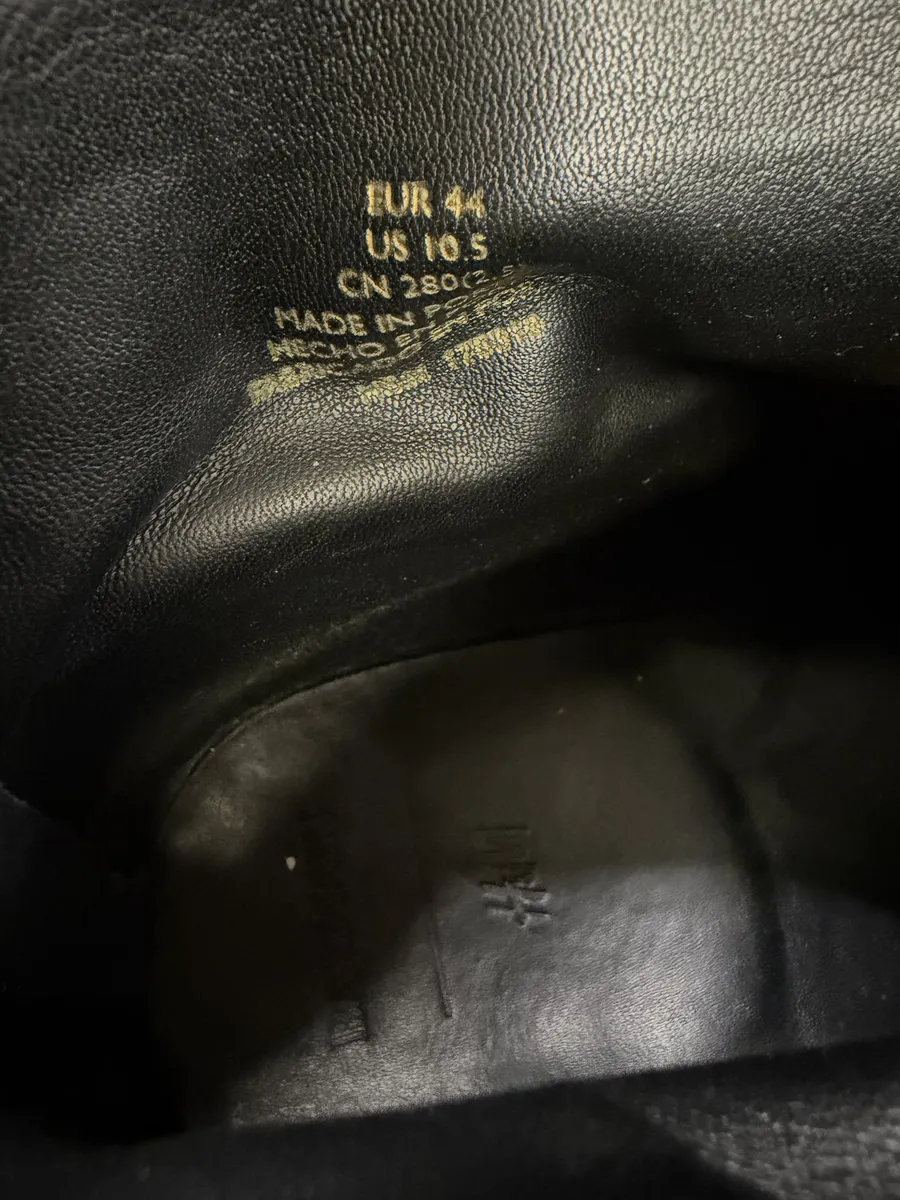 Balmain H&M Brown Suede Leather Buckled Boots - Image 9