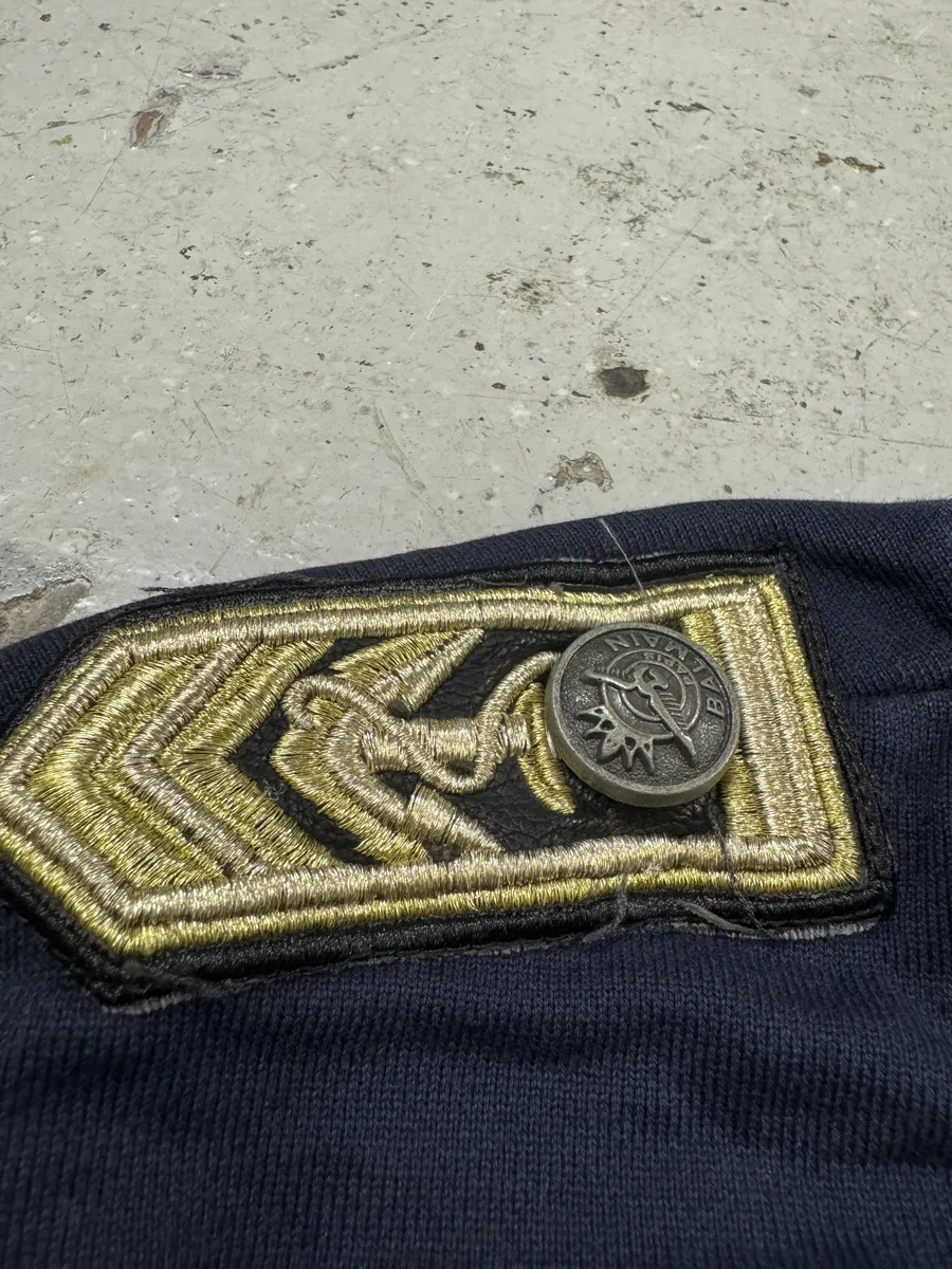 Balmain Navy Naval Captain Sweater - Image 6