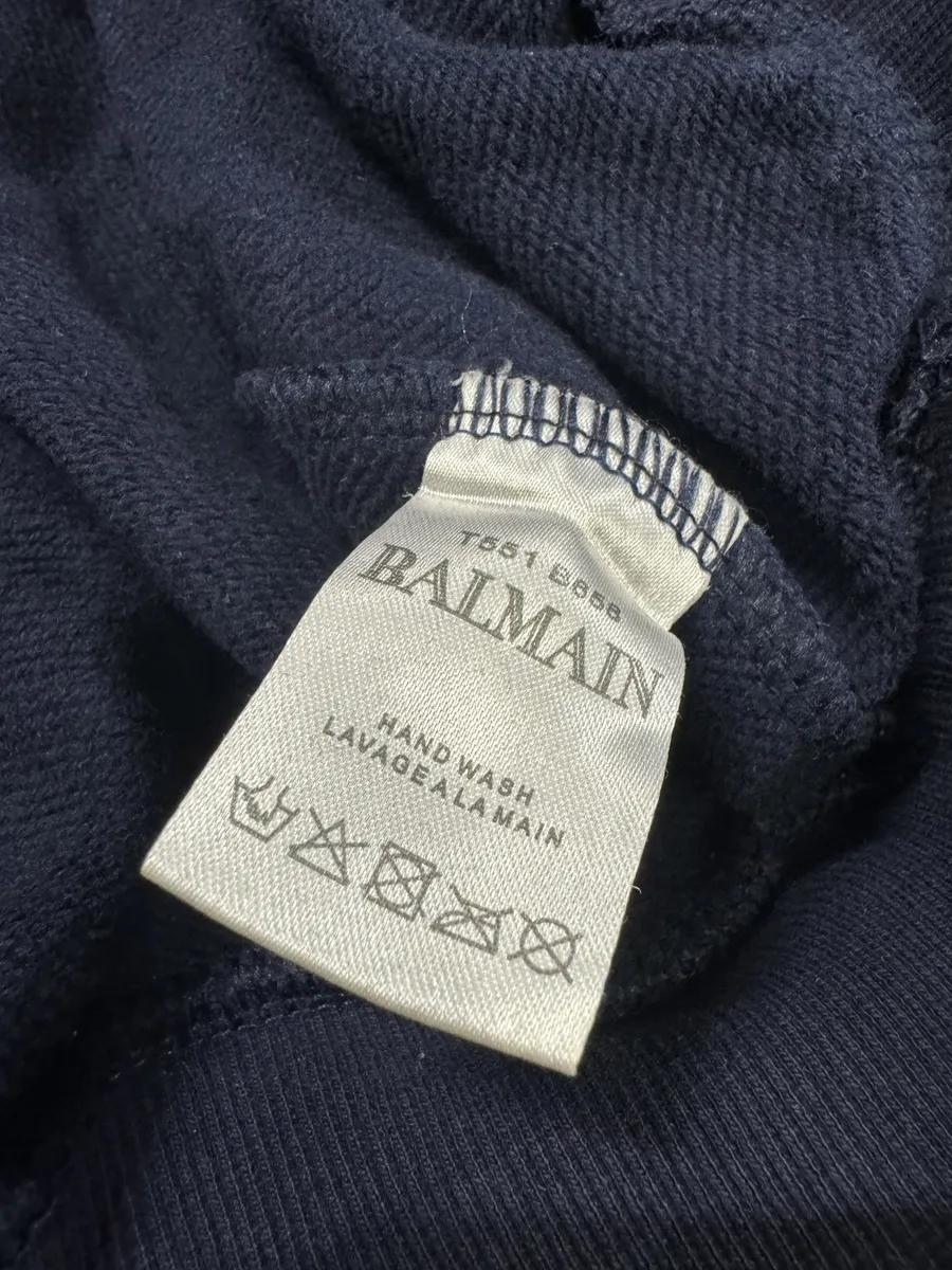 Balmain Navy Naval Captain Sweater - Image 9