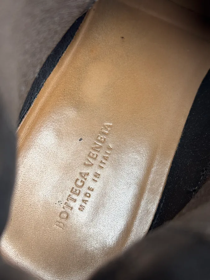 Bottega Veneta Brown Suede Leather Boots - Image 6