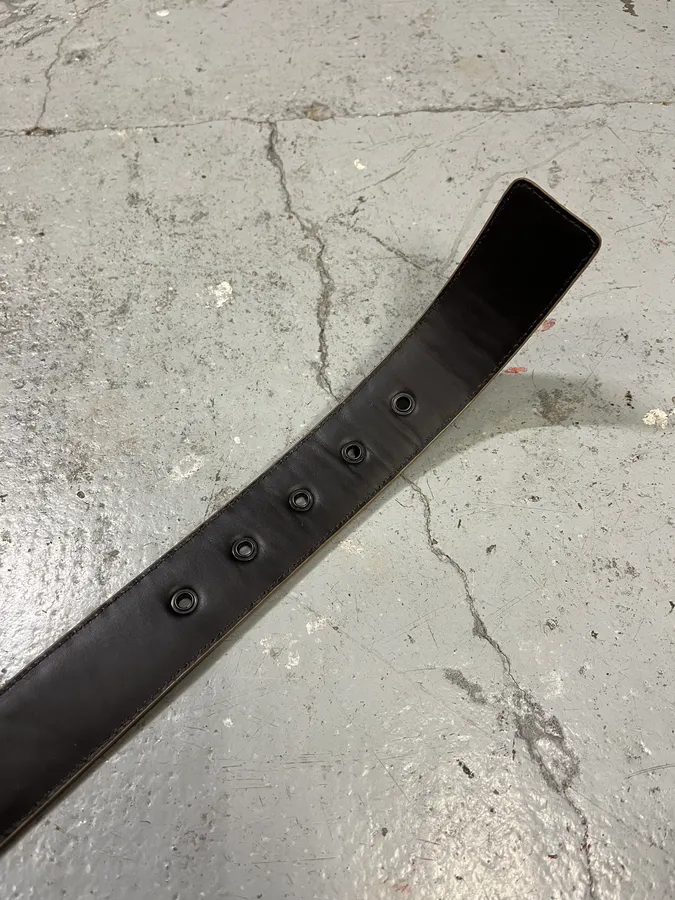 Bottega Veneta Leather Embossed Belt - Image 10