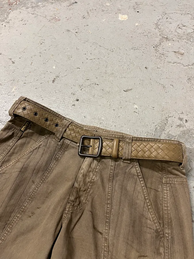Bottega Veneta Leather Embossed Belt - Image 3