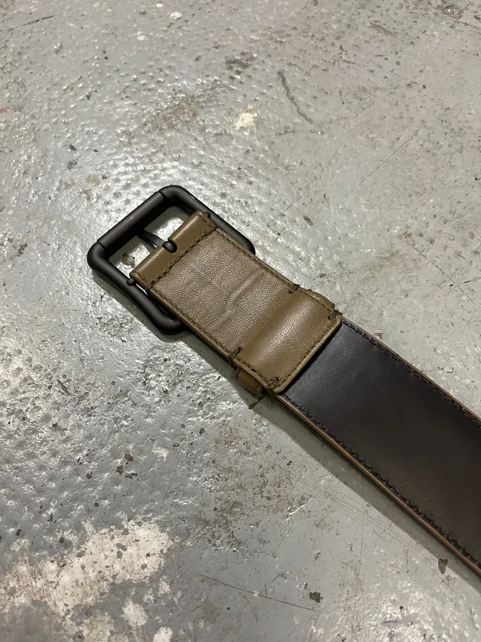 Bottega Veneta Leather Embossed Belt - Image 8