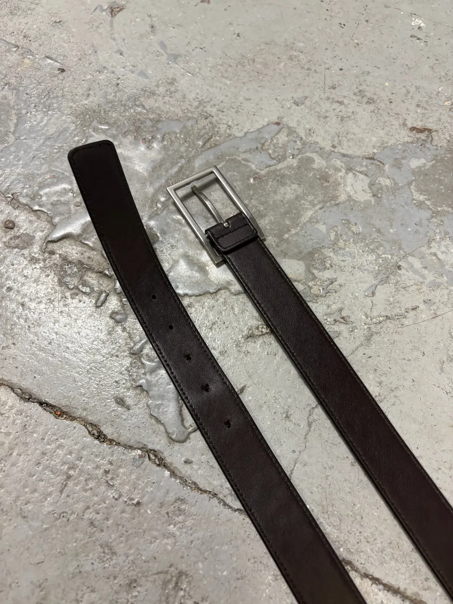 Bottega Veneta Woven Black Leather Belt - Image 4