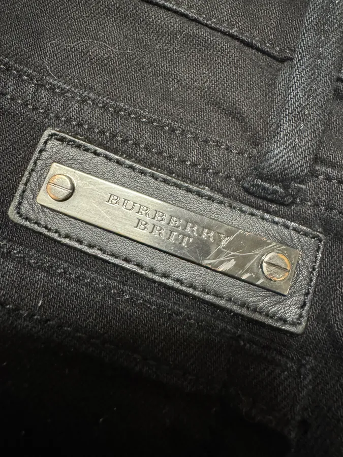 Burberry Brit Black Denim Jeans - Image 9