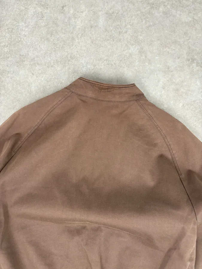 Burberry Prorsum Brown Utility Moto  Leather Jacket - Image 6