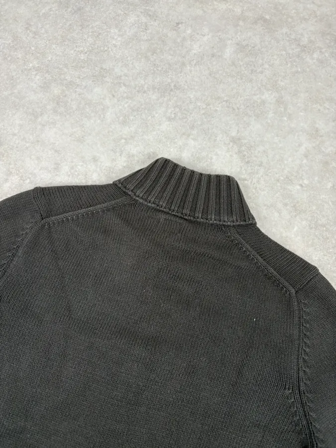 C.P. Company Brown Premium Wool Cardigan Sweater - Image 8