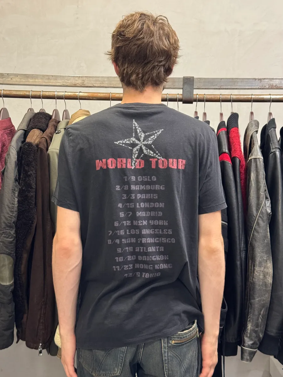 Cavalli Cheetah Leopard Guitar Black World Tour T-Shirt - Image 3
