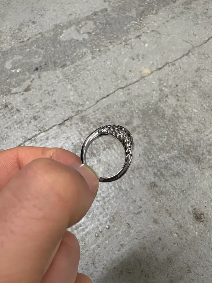 Cavalli Snake Ornament Circular Ring - Image 6