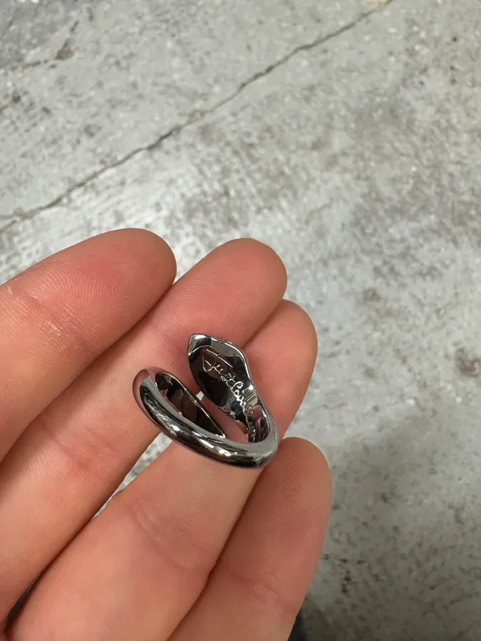 Cavalli Snake Ornament Circular Ring - Image 8