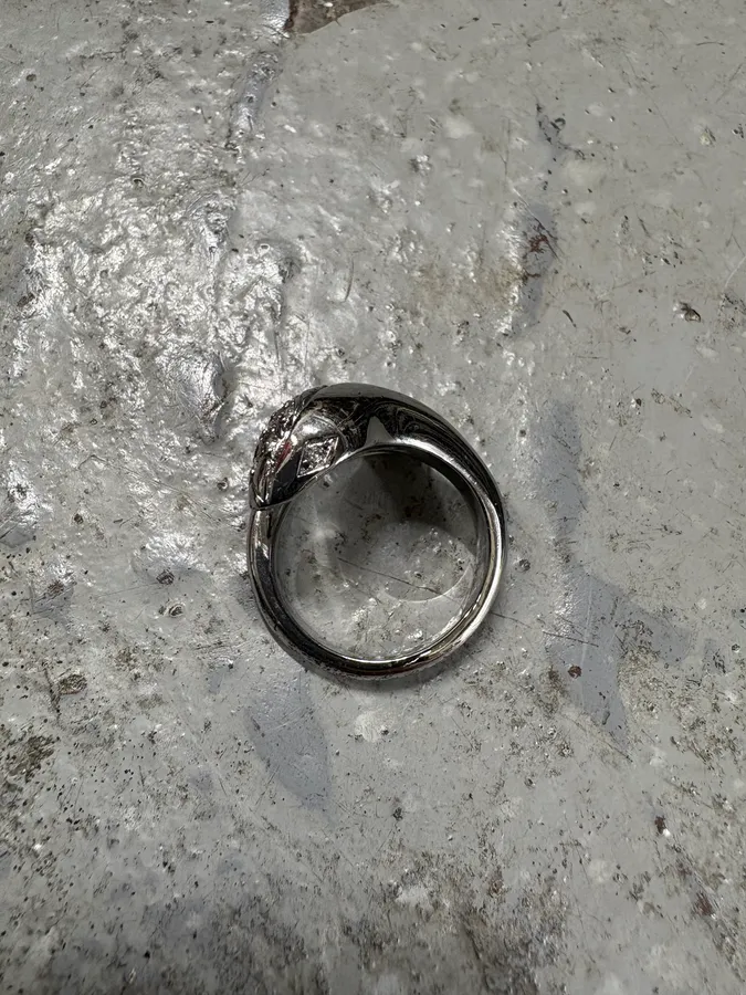 Cavalli Snake Ornament Metal Ring - Image 6