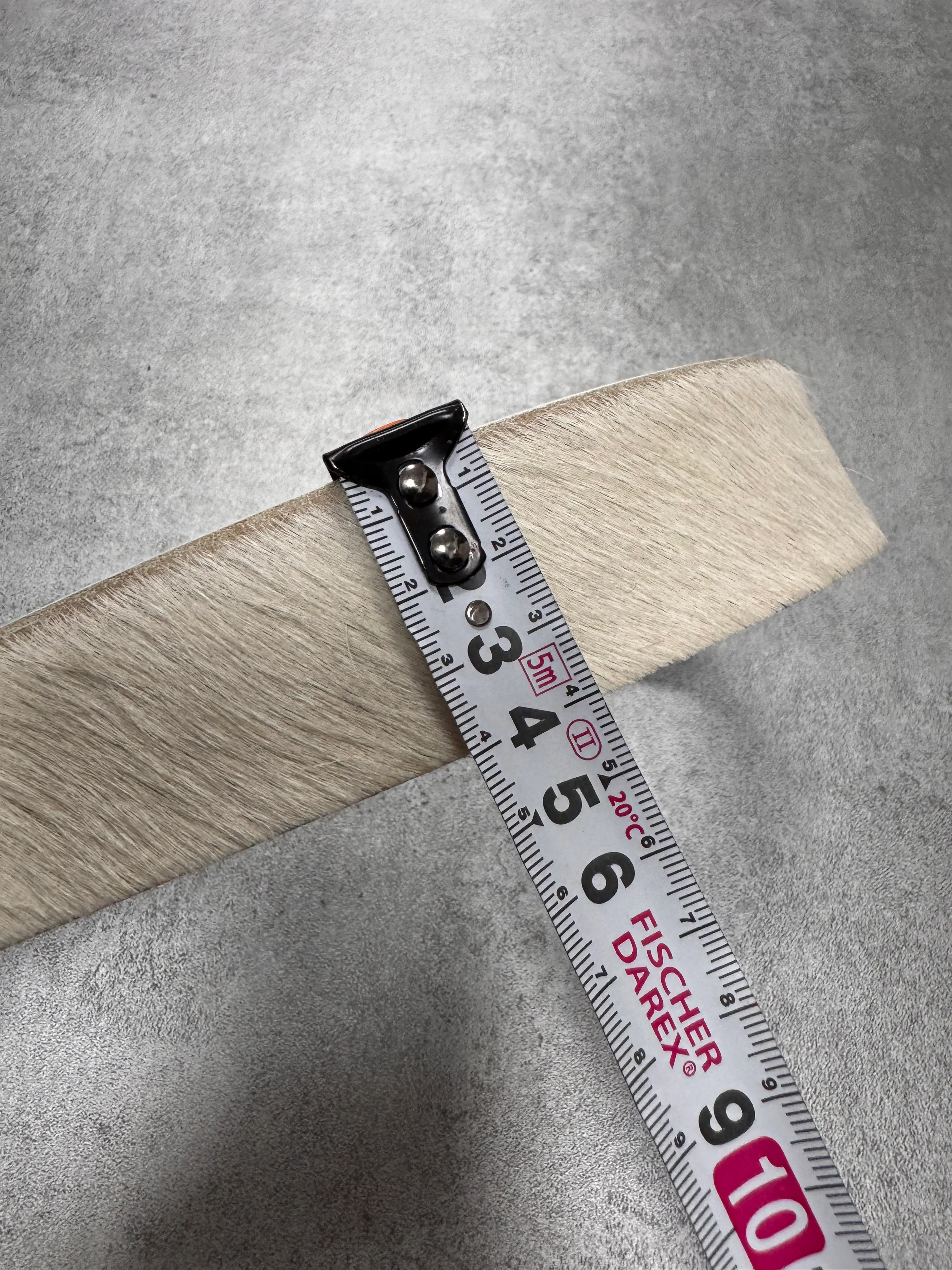 Cavalli White Pony Hair Leather Belt - Image 5