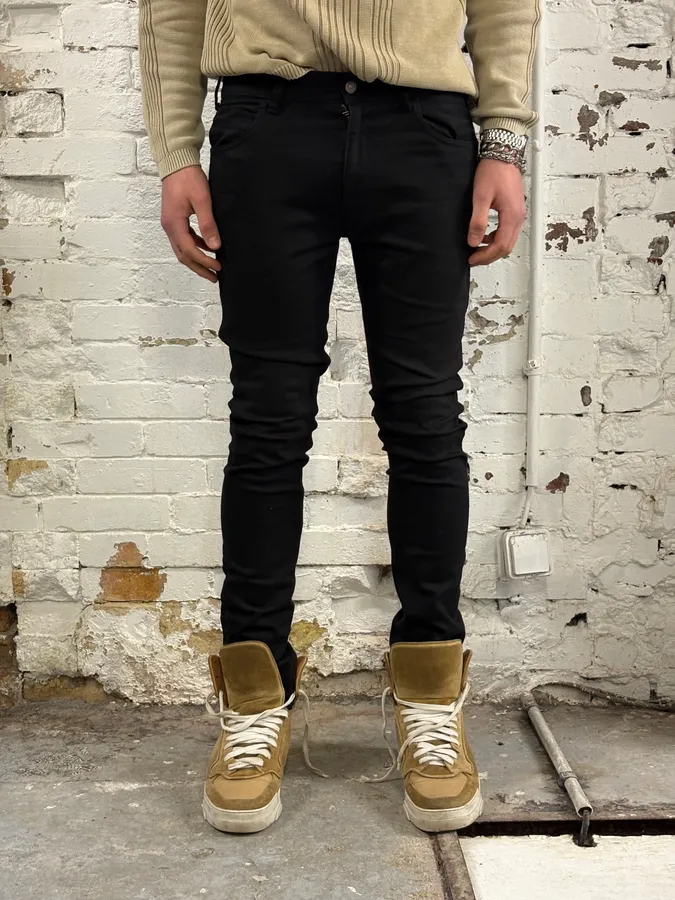 Celine Black Slim Denim Jeans - Image 2