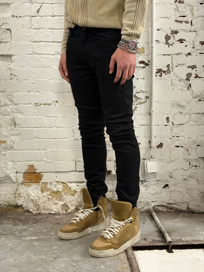 Celine Black Slim Denim Jeans - Image 3