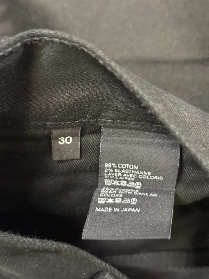 Celine Black Slim Denim Jeans - Image 9