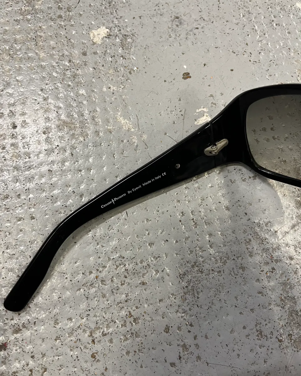 Cesare Paciotti Black Acetate Dagger Sunglasses - Image 11
