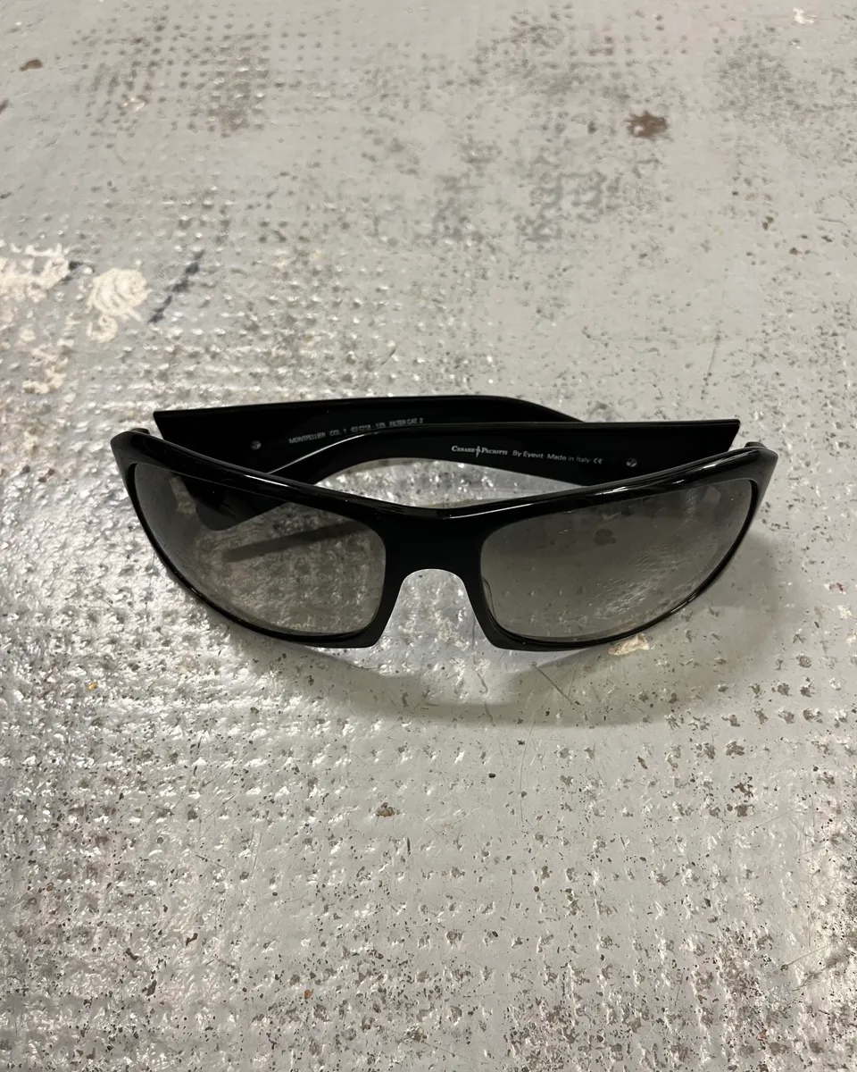 Cesare Paciotti Black Acetate Dagger Sunglasses - Image 5