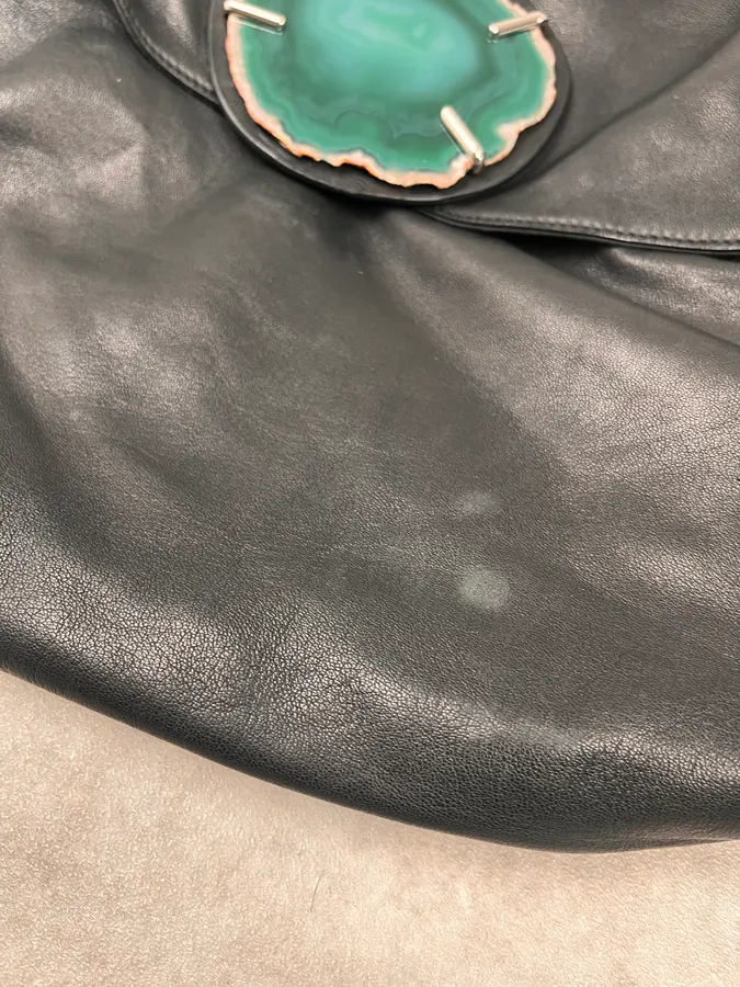 Cesare Paciotti Black Handle Leather Signature Bag - Image 6