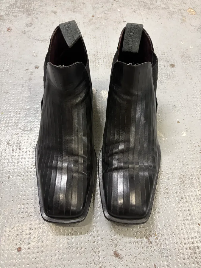 Cesare Paciotti Black Leather Chelsea Boots - Image 2