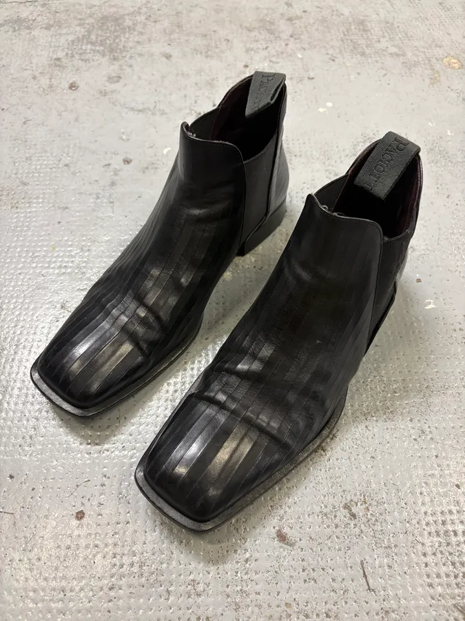 Cesare Paciotti Black Leather Chelsea Boots - Image 3