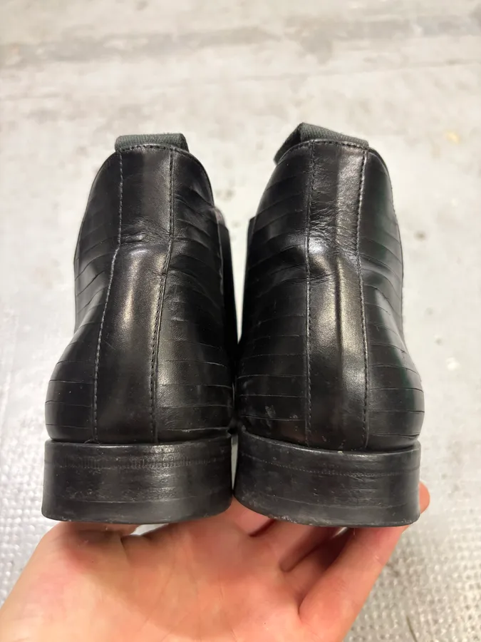 Cesare Paciotti Black Leather Chelsea Boots - Image 7