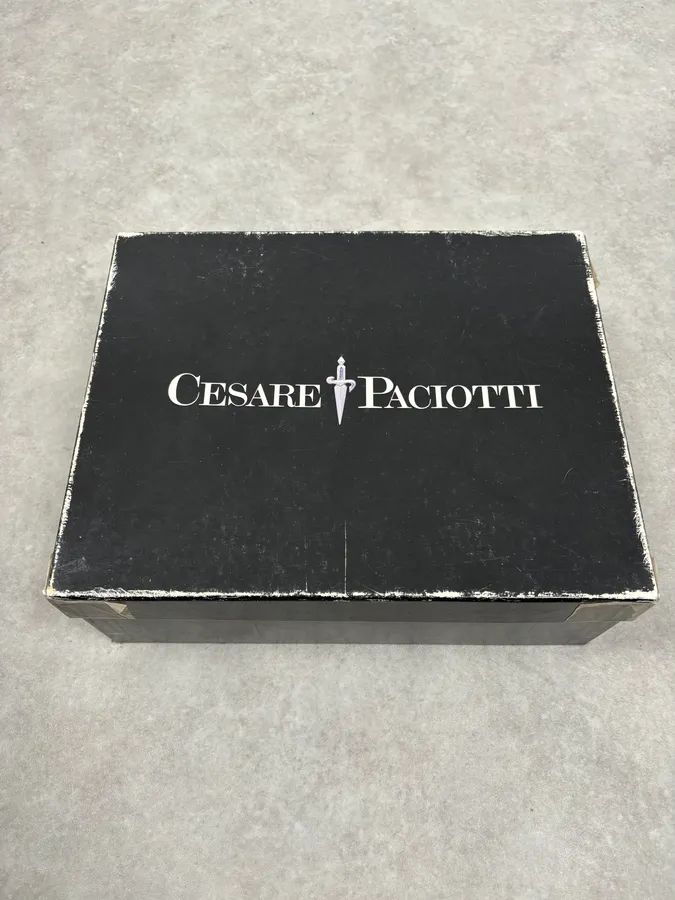 Cesare Paciotti Black Leather Chelsea Metal Buckle Boots - Image 12