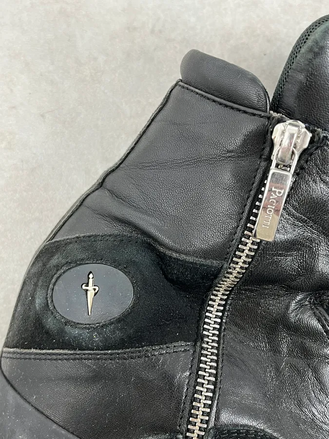 Cesare Paciotti Black Leather Zip Ankle Boots - Image 8