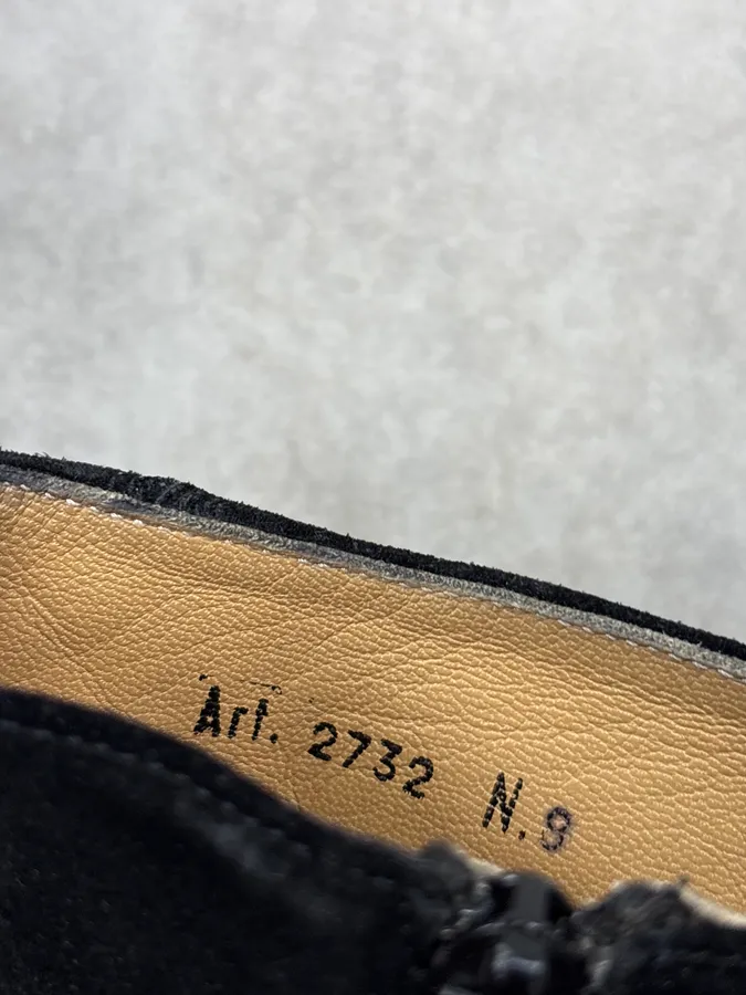 Cesare Paciotti Black Suede Chelsea Leather Boots - Image 10