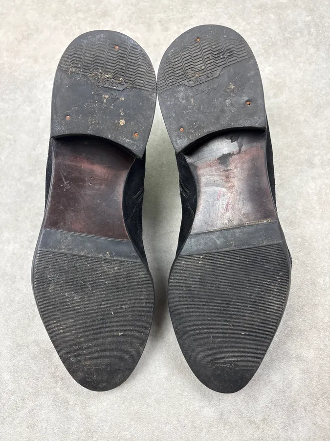 Cesare Paciotti Black Suede Chelsea Leather Boots - Image 8
